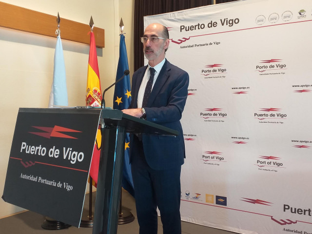 Jesús Vázquez Almuíña, presidente de la Autoridad Portuaria de Vigo.
