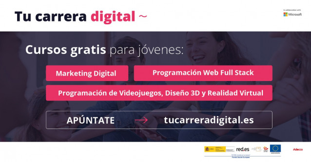 El programa 'Tu carrera digital' capacitará en habilidades digitales a más de 150 jóvenes cántabros