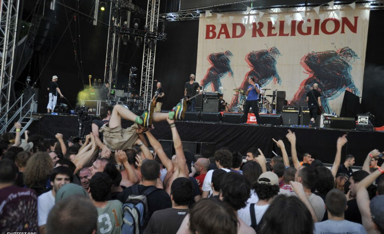 Las entradas para la gira de Bad Religion en España, con parada en el Multiusos de Santiago, salen a la venta