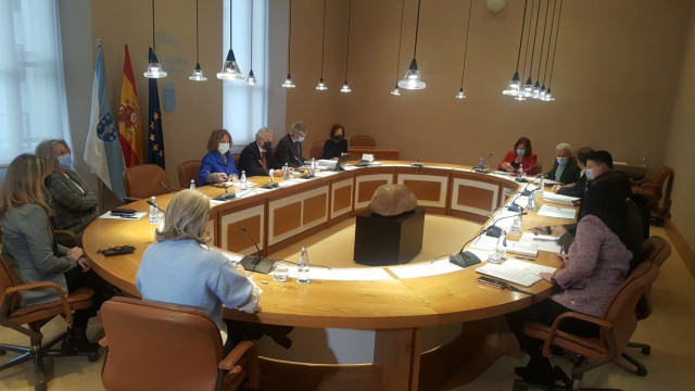 Reuión de la Xunta de Portavoces del Parlamento de Galicia el 1 de marzo de 2022