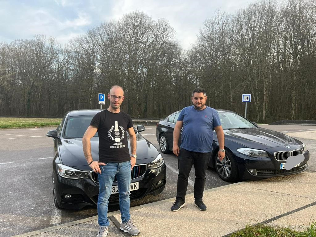 Héctor Pérez y Paulo Ribeiro camino de Polonia para ofrecer a refugiados viajar a España