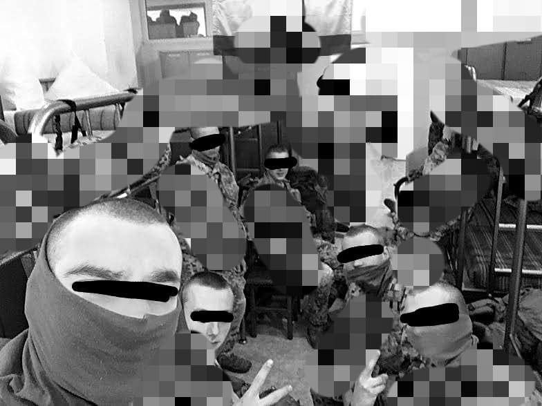 Voluntarios espau00f1oles con la Guardia Nacional de Ucrania