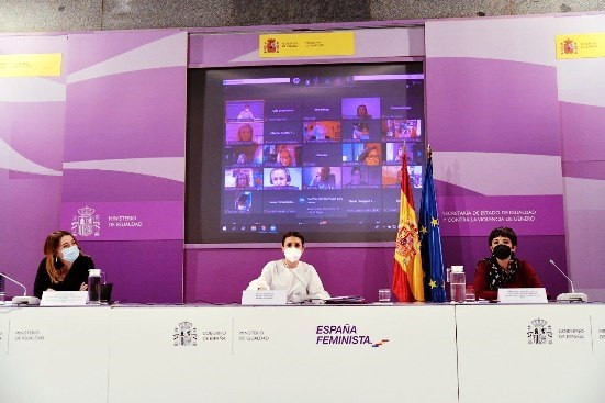 La ministra de Igualdad, Irene Montero, preside la reunión del Consejo de Participación de la Mujer