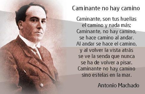 Antonio Machado en una imagen del blog Hablando de todo un poco