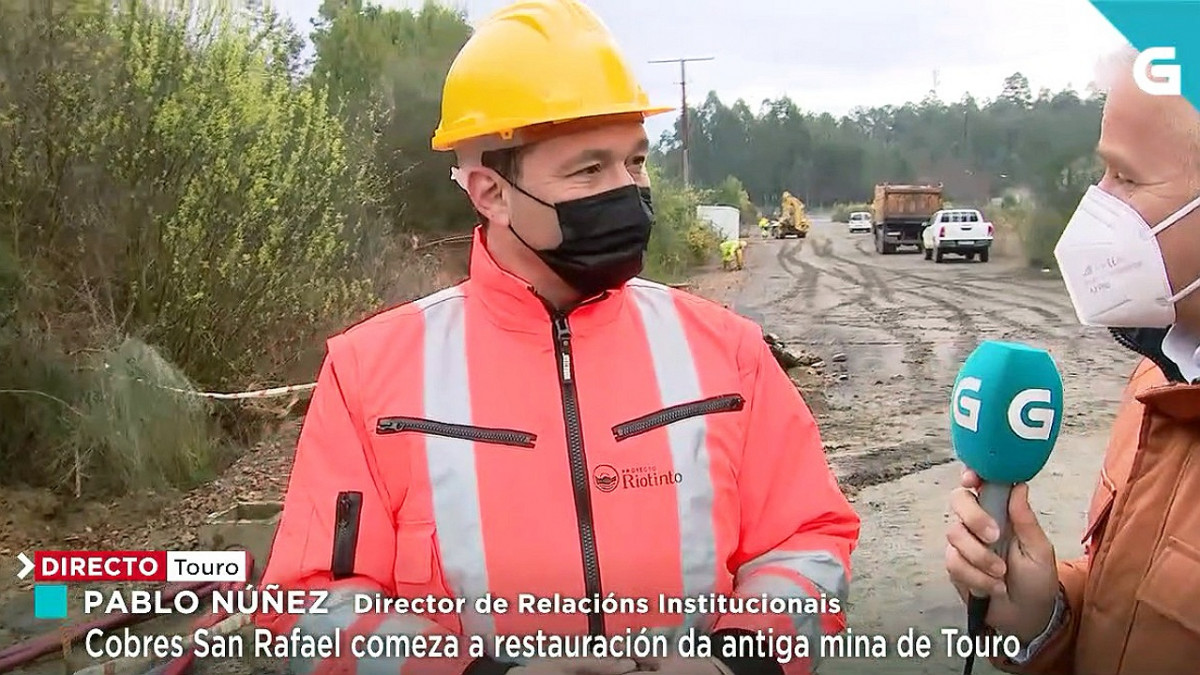 Publirreportaxe TVG mina de Touro