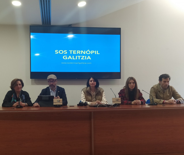 Los responsables de SOS Ternópil Galitzia, 