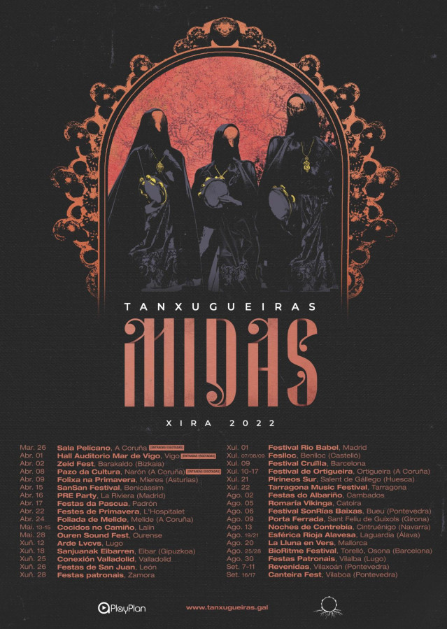 Cartel de la Gira Midas