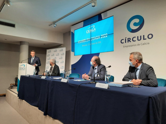 Intervención de Alberto Núñez Feijóo en la Asamblea de Ceaga 2022.