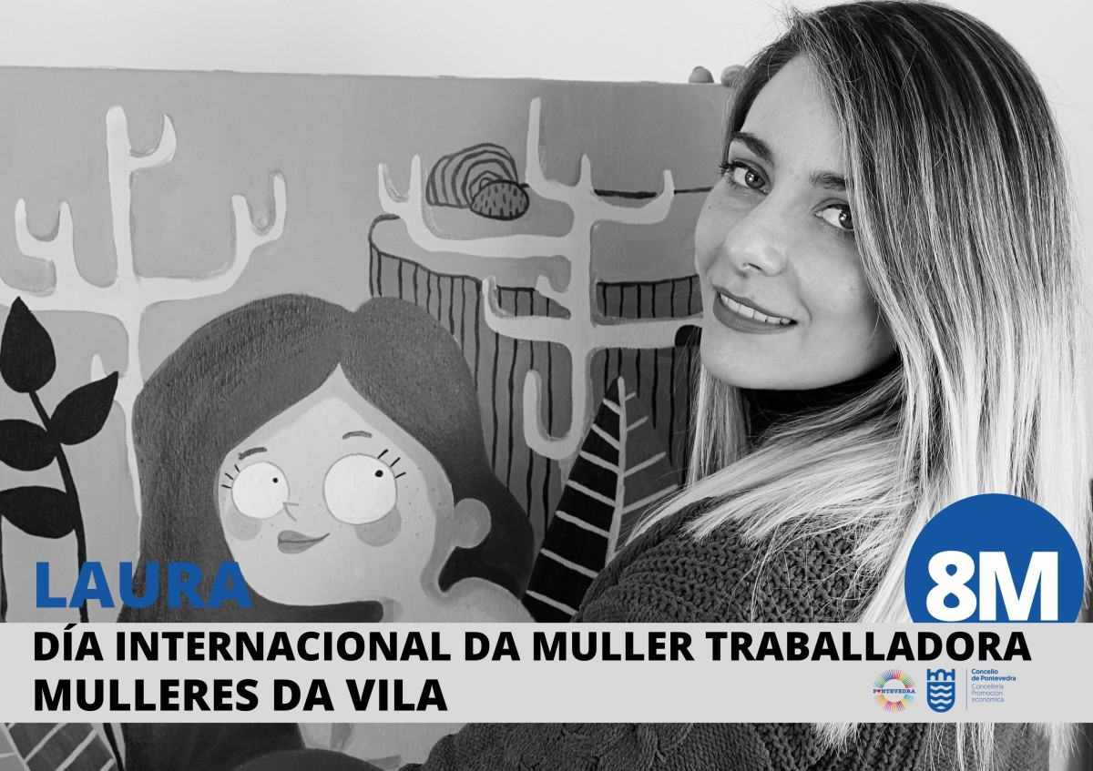 Imagen de la campau00f1a feminista Mulleres da Vila en Pontevedra