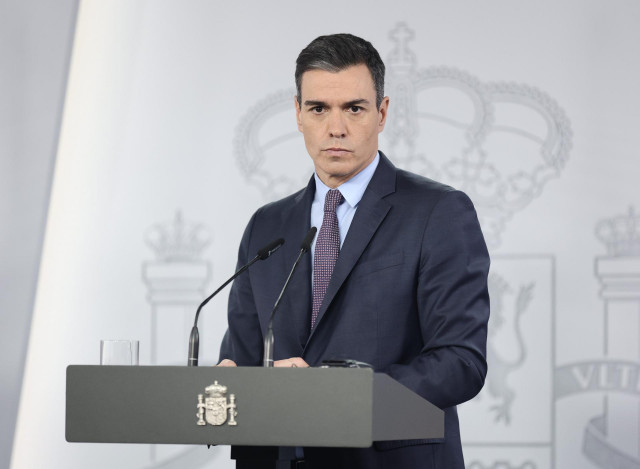 El presidente del Gobierno, Pedro Sánchez