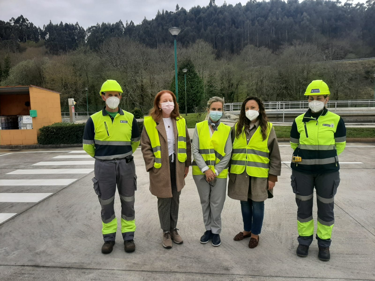 Visita Valedora do Pobo EDAR de Arins