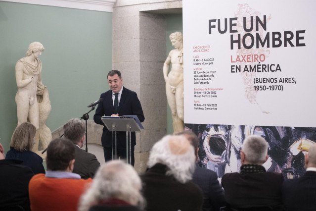 Presentación de la exposición sobre Laxeiro 'Fue un hombre'