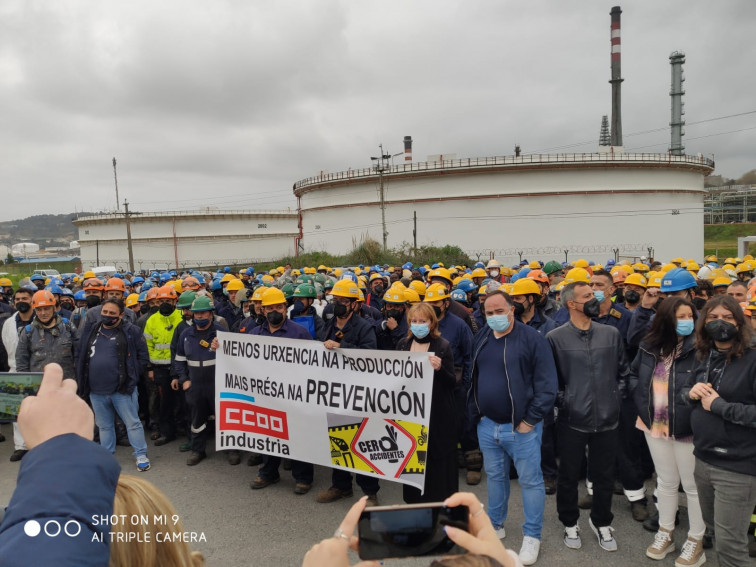 Un trabajador muerto tras el escape de gas en la planta de Repsol de A Coruña el sábado