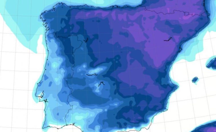 Nieve y temperaturas bajo cero en Galicia en los próximos días por la borrasca 'Ciril', sobre todo el viernes