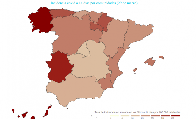 Galicia censura los datos de la covid en asilos y aulas cuando sus cifras son los peores de España y están al alza