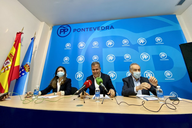 Presentación de Domínguez al congreso local del PP de Pontevedra