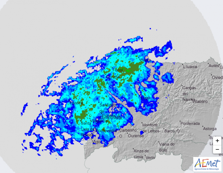 La alerta sube a naranja en algunas zonas por un temporal que dejará mucha lluvia y vientos fuertes