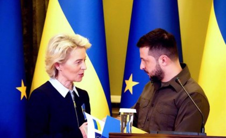 La reunión de Von der Leyen y Zelenski acerca a Ucrania a integrarse dentro de la Unión Europea