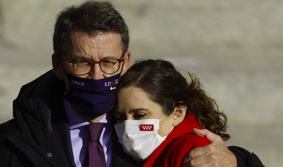 Feiju00f3o y Ayuso en una imagen de archivo de EP