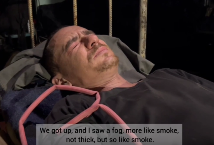 Alegaciu00f3n de ataque quu00edmico en Mariupol en una imagen del batallu00f3n Azov