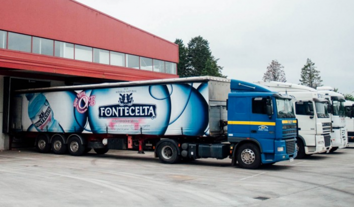 Camión de Fontecelta en una imagen del Clúster del Agua