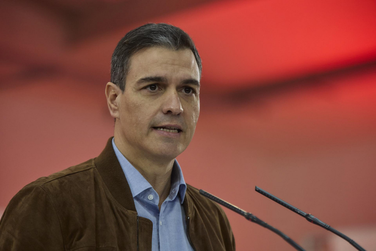 El presidente del Gobierno, Pedro Sánchez