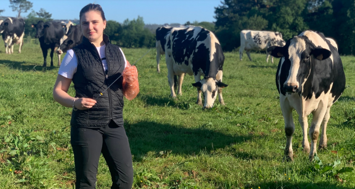 Ganadera en una imagen de Agaca