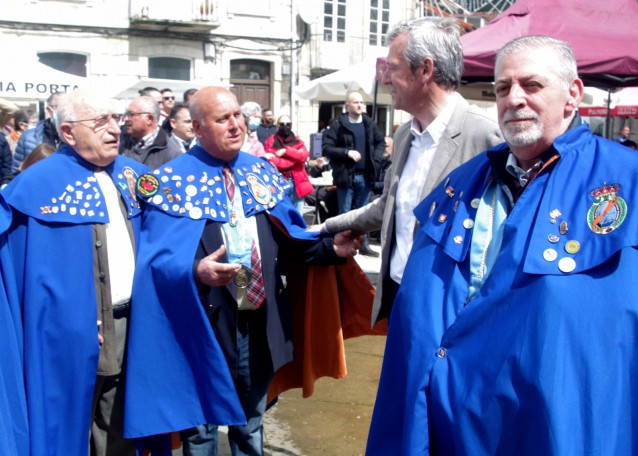 El vicepresidente de la Xunta, Alfonso Rueda, visita la LXII Festa da Lamprea de Arbo (Pontevedra)