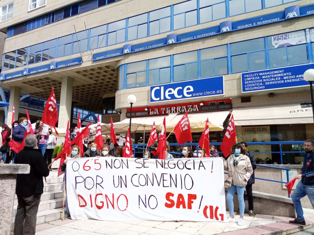 Concentración de este miércoles.