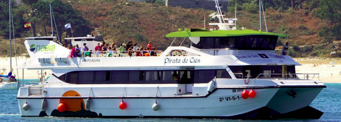 Barco de Piratas de Navia en las Cu00edes