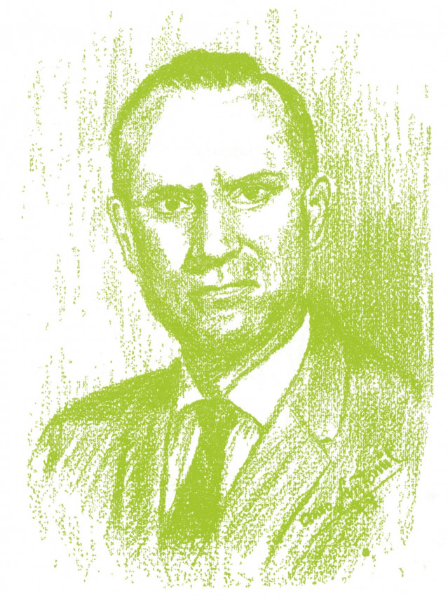 Retrato de Florencio Delgado Gurriarán por Anxo Santomil.