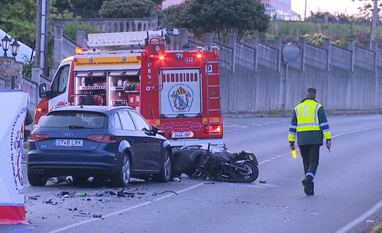 Accidente mortal en Paderne: un motorista pierde la vida al colisiona contra un coche de madrugada