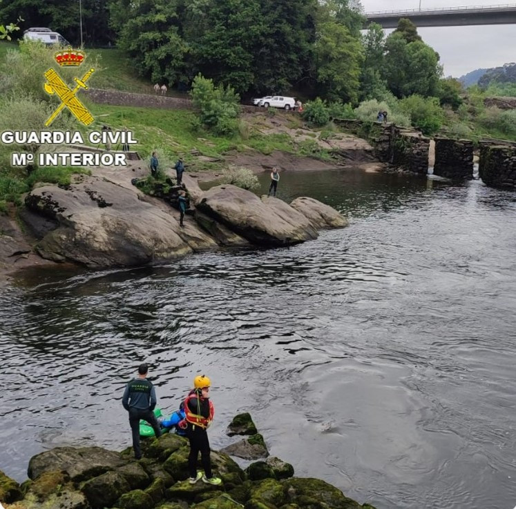 Encuentran en el río Miño, a su paso por Cortegada, el cuerpo del pescador desaparecido el domingo​
