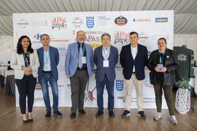 Celebración del I Campeonato de Tapas de Galicia 2022, a 2 de mayo de 2022, en Pontevedra.
