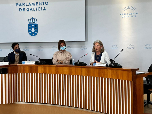 La directora xeral de Relacións Institucionais e Parlamentarias, Blanca García-Señoráns, en la Comisión Institucional