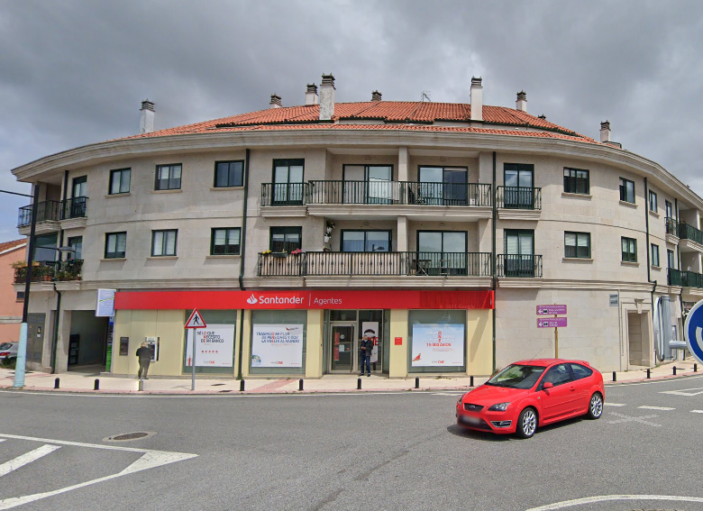 Banco Santander en Meis en una imagen de Google Street View