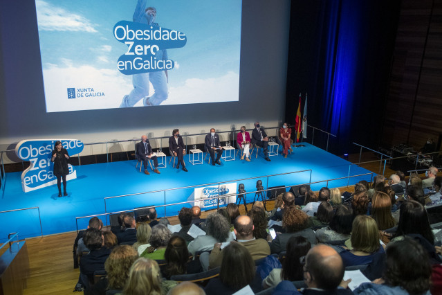 Acto de presentación del Plan Obesidade Zero en Galicia.