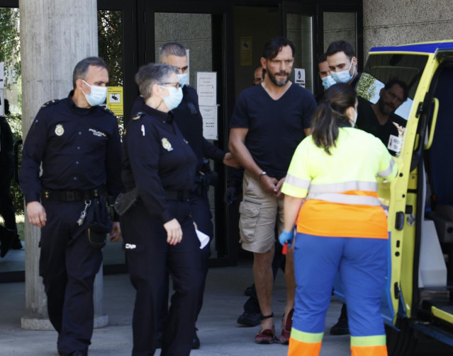 El exboseador Roberto Domínguez una de las veces que fue detenido.