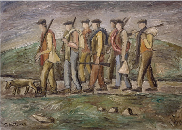 `Guerrilleros Españoles' (1947, Óleo Sobre Lenzo), De Luís Seoane