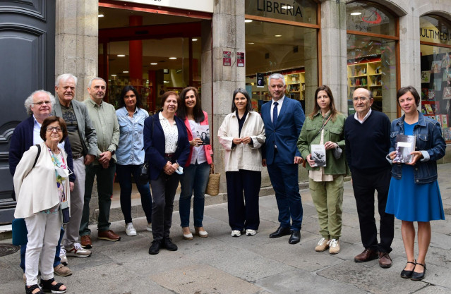 Presentación de los finalistas del Premio Novela Europea en la sección de lengua gallega