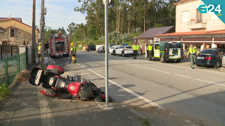 Accidente mortal en Boiro: muere una mujer de 39 años  y otra persona herida por una caída en moto
