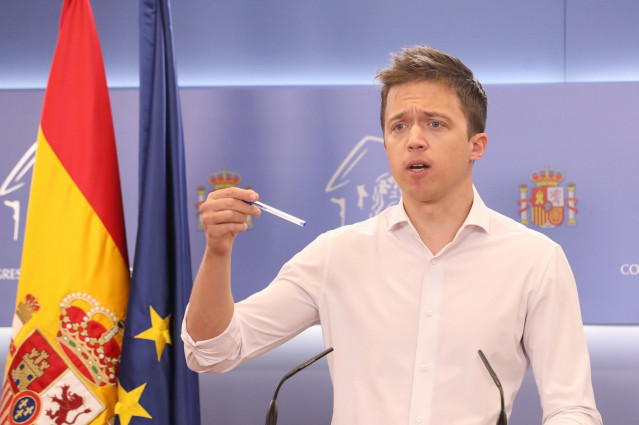 El portavoz de Más País en el Congreso, Íñigo Errejón,