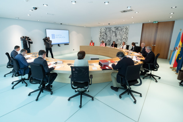 Primera reunión ordinaria del Consello de la Xunta.
