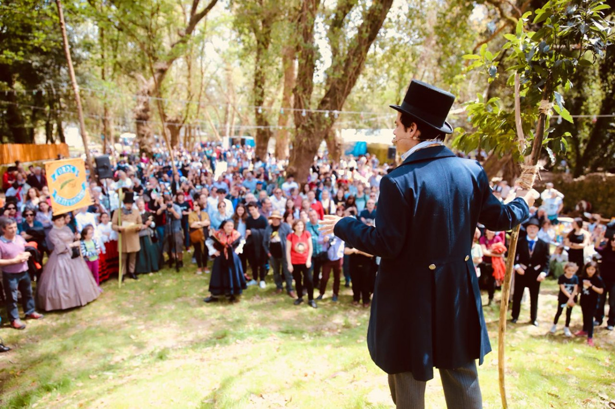 Una de las pasadas edicciones de la Festa do Banquete de Conxo