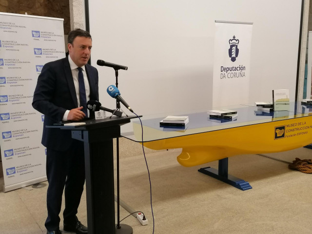El presidente de la Diputación de A Coruña, Valentín González Formoso, en un acto en Ferrol.
