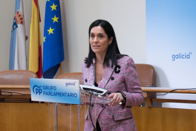 La viceportavoz del grupo del PPdeG y secretaria generla del PP gallego, Paula Prado