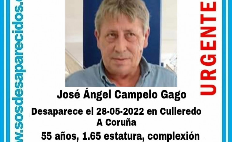Prosigue la búsqueda de un vecino de Culleredo desaparecido desde el sábado 28 de mayo