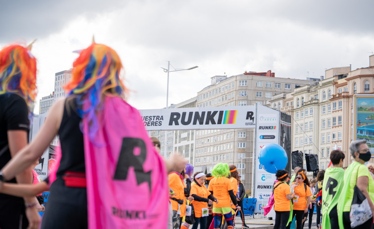 La 'Runki Race' de A Coruña congrega a 4.000  