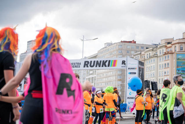 Runki, la carrera de los superhéroes en A Coruña