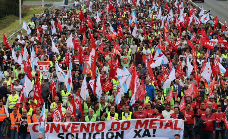 Los huelguistas del metal de A Coruña logran la 